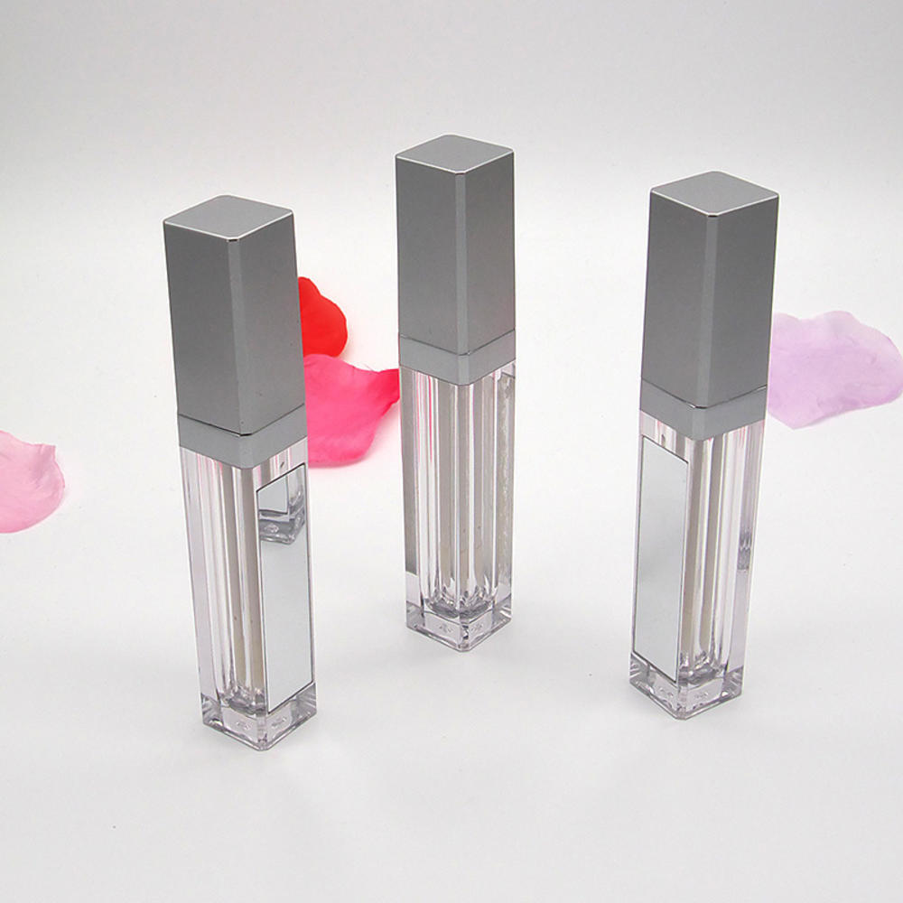 Lip Glaze Tube With Mirror Empty Tube Mirror With LED Light Lip Glaze Bottle Empty Bottle Lip Gloss