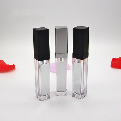 Lip Glaze Tube With Mirror Empty Tube Mirror With LED Light Lip Glaze Bottle Empty Bottle Lip Gloss