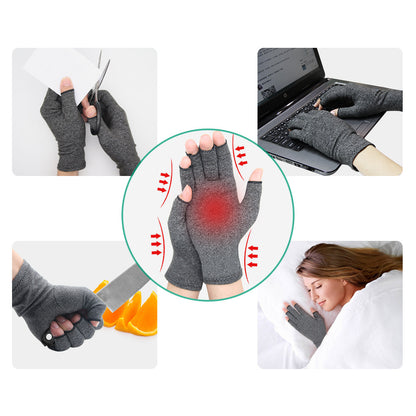 Fingerless Pressure Gloves Arthritis Rehabilitation Training Nursing Gloves