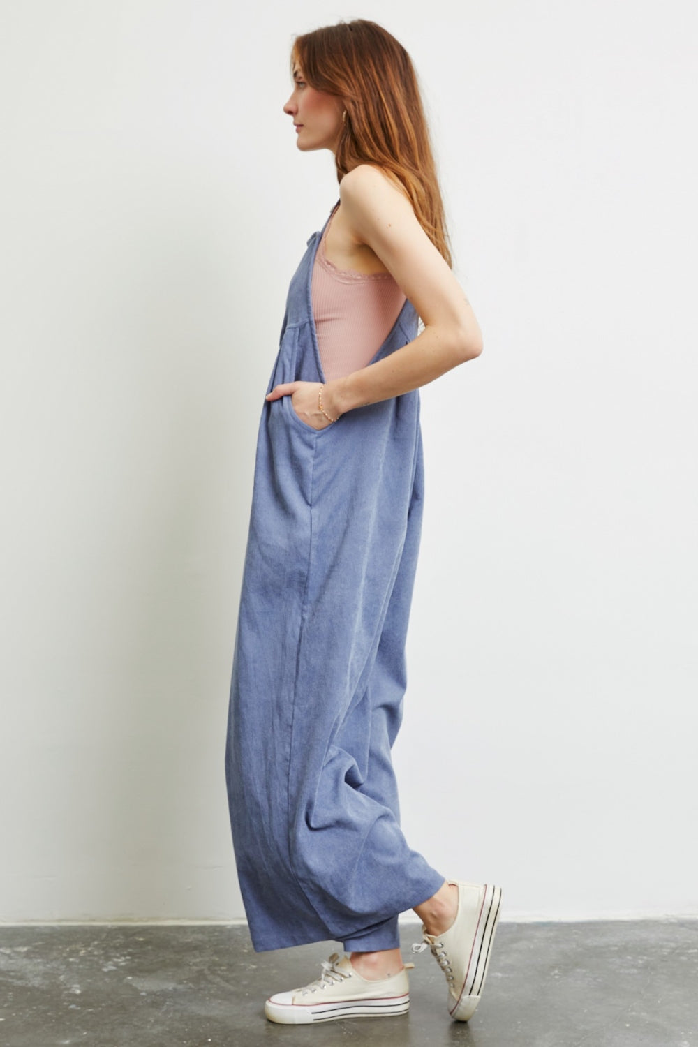 HEYSON Full Size Wide Leg Overalls with Pockets