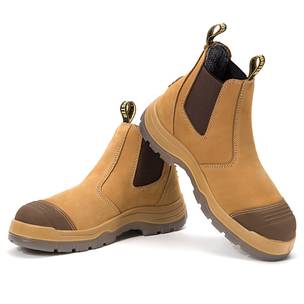 Anti-smash And Anti-stab Steel Toe Anti-static Work Safety Shoes