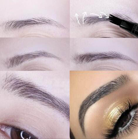 CmaaDu 4-head Eyebrow  4-point Eyebrow Pencil