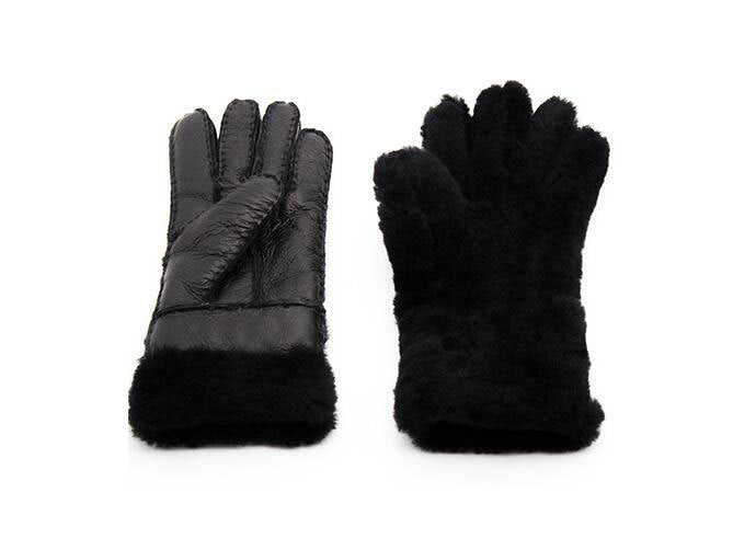 Windproof sheepskin gloves