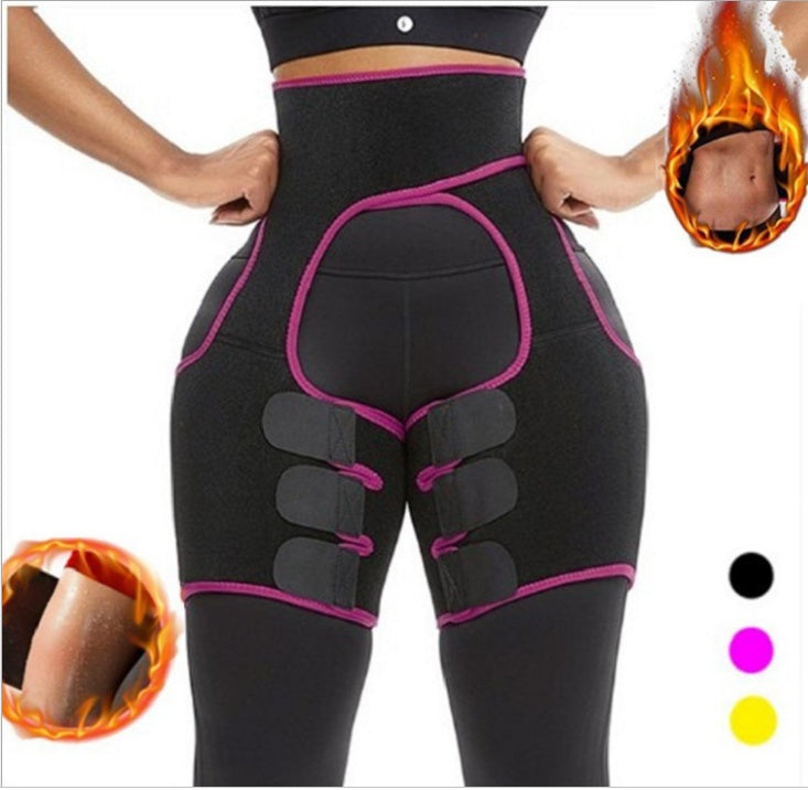 Sports Waist Belt Adjustable One-piece Girdle Leg Straps