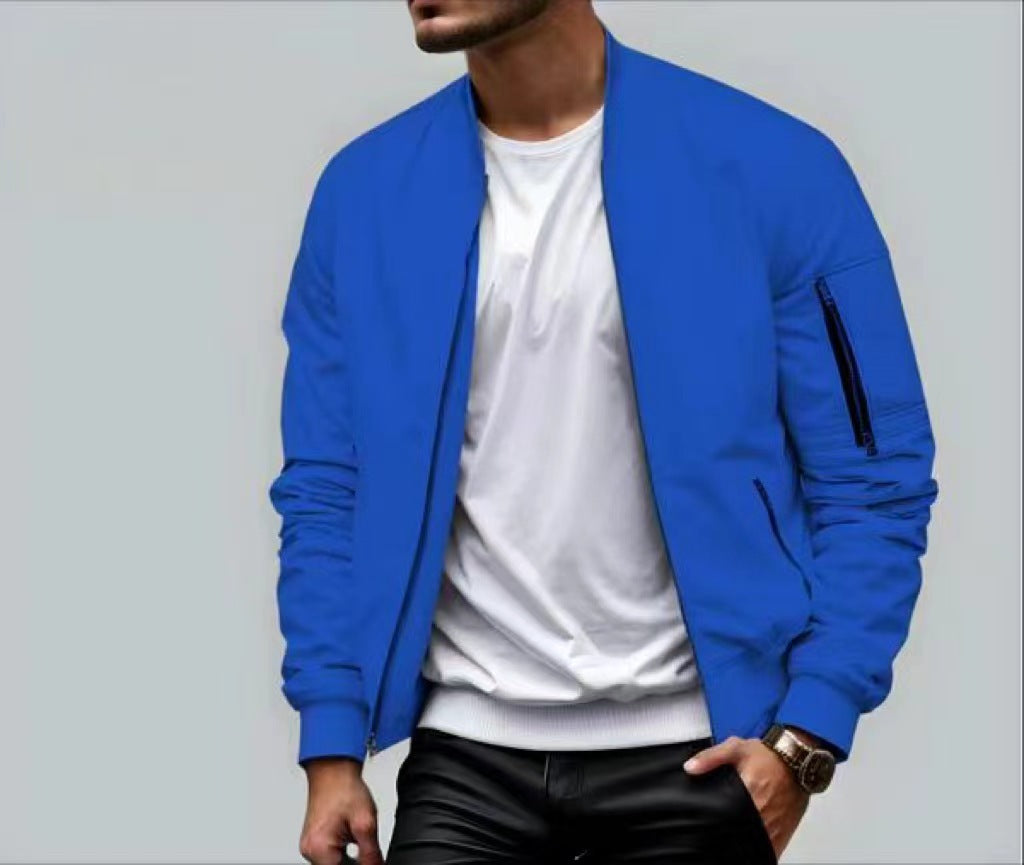 Men's Casual Baseball Jacket Spring And Autumn