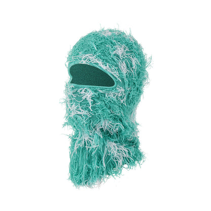 European And American Knitted Warm Face Mask