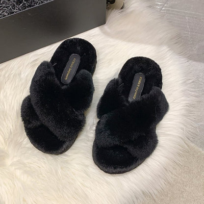 Women Wear Thick Soled Cotton Slippers