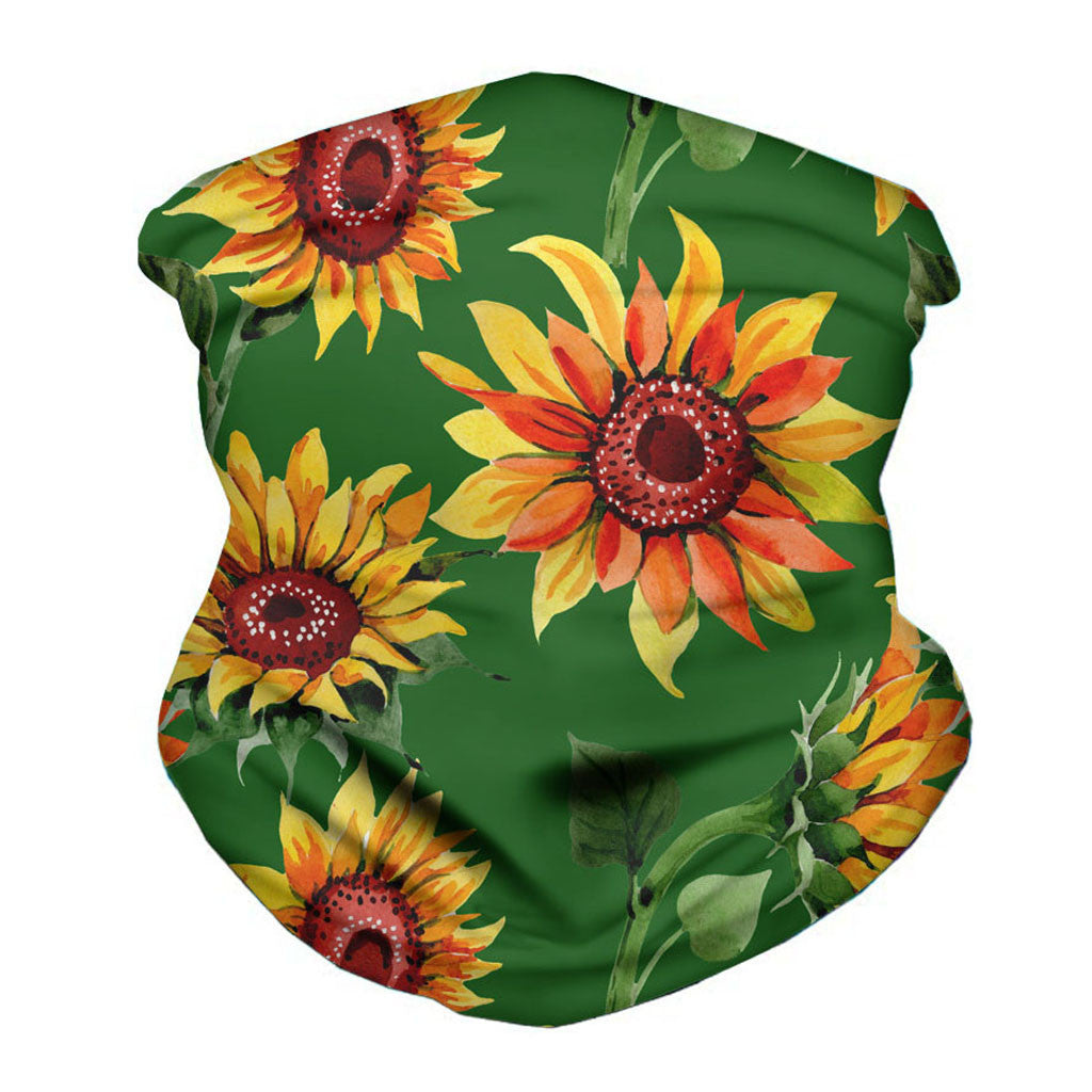 Digital printed sun flower scarf