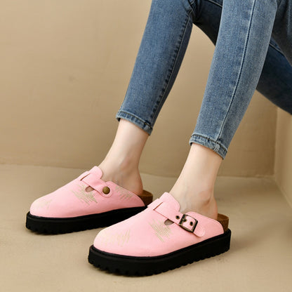 Round Toe Platform Loafers