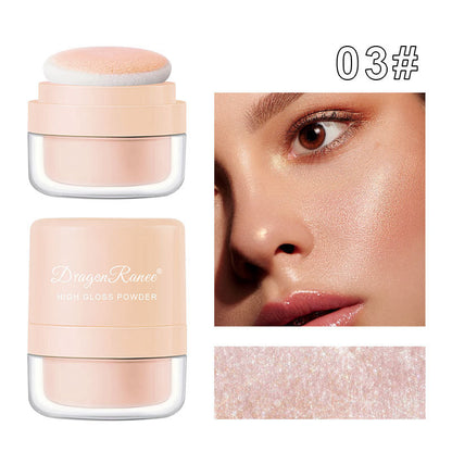 Full Body Brightening Face Crouching Silkworm Highlight Powder