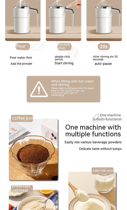 Outomatiese Mengkoffiebeker Elektriese Magnetiese Krag