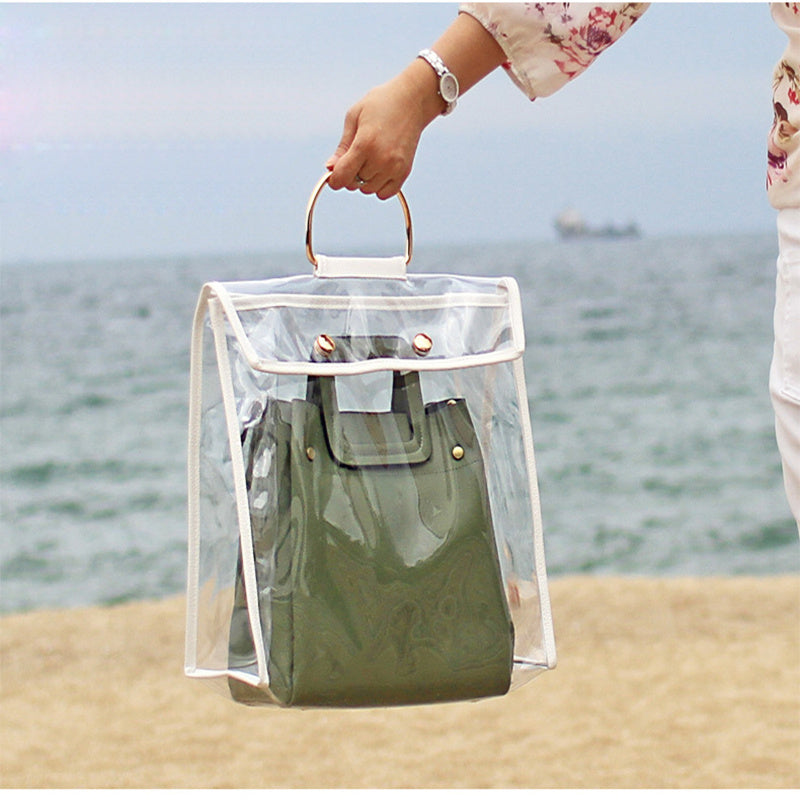 Transparent sealed bag storage bag