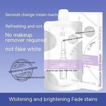 Zhiyang Refreshing Body Lotion Whole Body Cold White Skin Body Natural Core Cream Body Mask