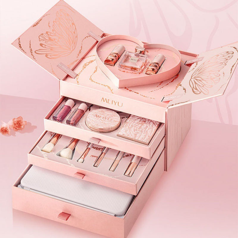 Christmas For Girls Cosmetics Lipstick Set Of Beauty Gift Box