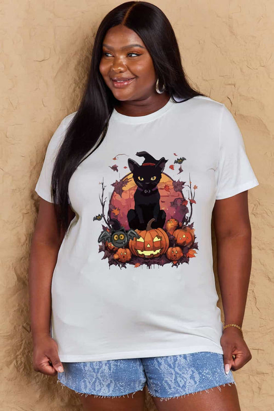 Simply Love Full Size Halloween Theme Graphic T-Shirt