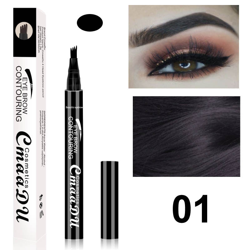 CmaaDu 4-head Eyebrow  4-point Eyebrow Pencil