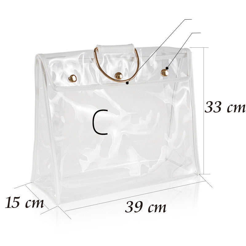 Transparent sealed bag storage bag