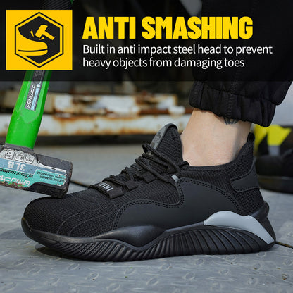 Protective Shoes Steel Toe Cap Anti-smashing