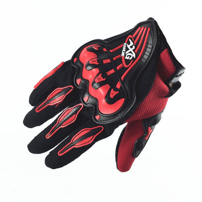 Racing bike rider gloves