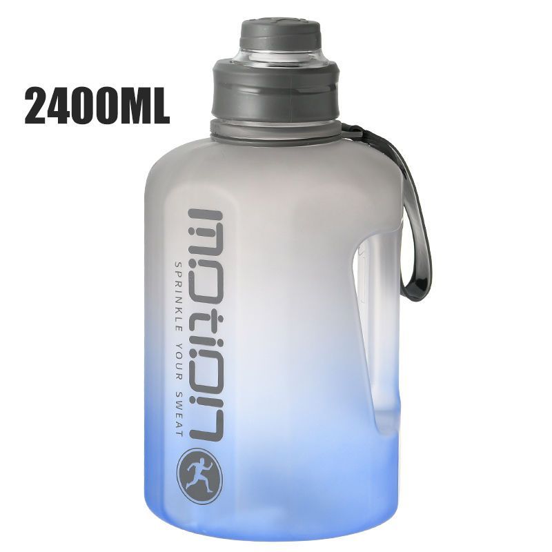 Super Large Capacity Sports Water Bottle Water Cup Male And Female Oversize Drop-resistant Fitness