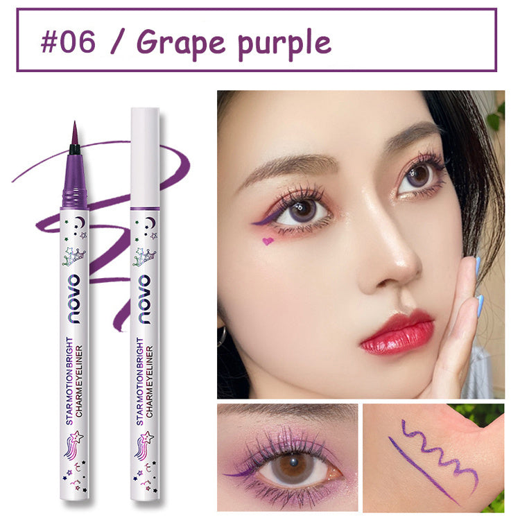 Water - repellent very fine color eyeliner