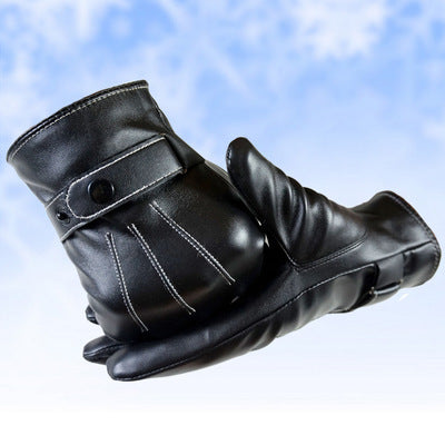 Leather touch gloves