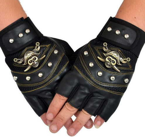 leather gloves