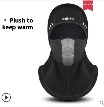 Winter Full Face Wind Thick Fleece Cycling Mask