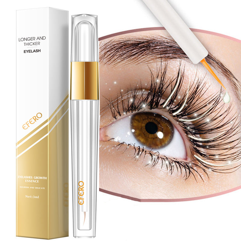 Thick eyelash growth fluid