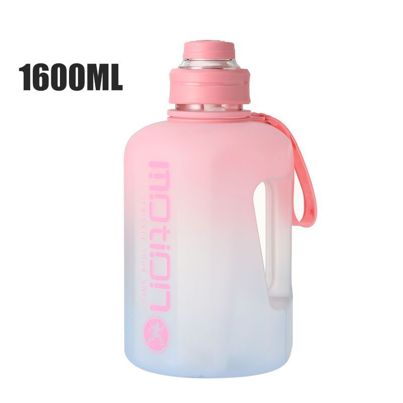 Super Large Capacity Sports Water Bottle Water Cup Male And Female Oversize Drop-resistant Fitness