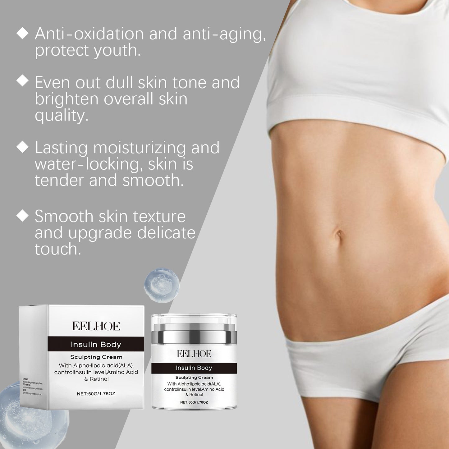 Body Skin Smooth Firming Nourishing Moisturizing Daily Massage Body Neck Cream