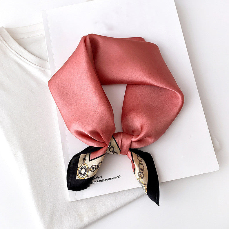 Silk Scarf Women Fashion Small Silk Scarf