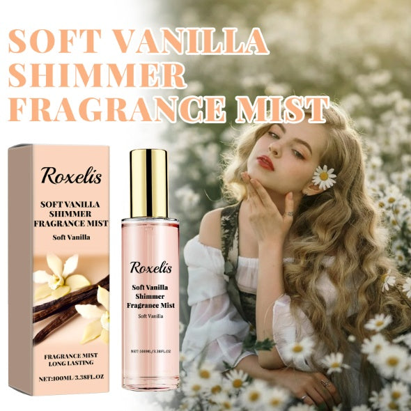 Roxelis Nude Vanilla Glitter Eau De Parfum Spray Long-lasting Fragrance