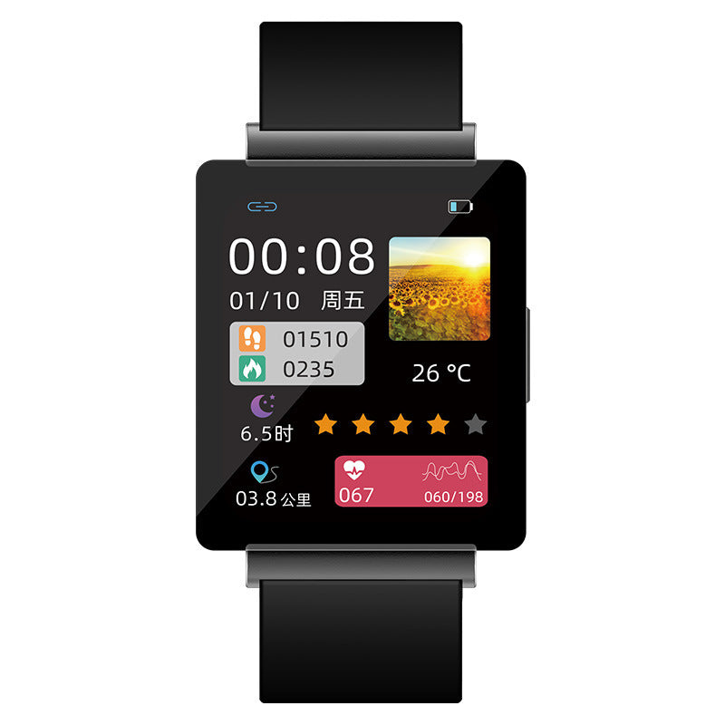 Smart Watch Body Temperature Blood Sugar Heart Rate