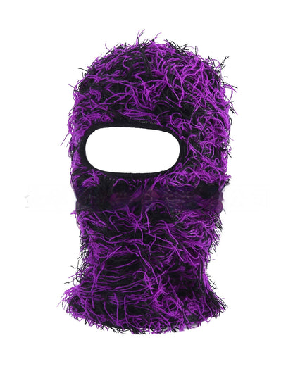 Colorful High Street Hip Hop Street Personality Knit Hat Unisex Warm Mask Hat