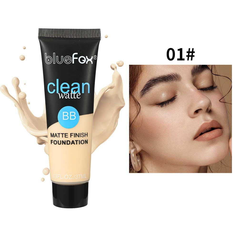 Facial Moisturizing Matte Concealer Lightweight Oil Control And Waterproof Sweat-proof Liquid Foundation