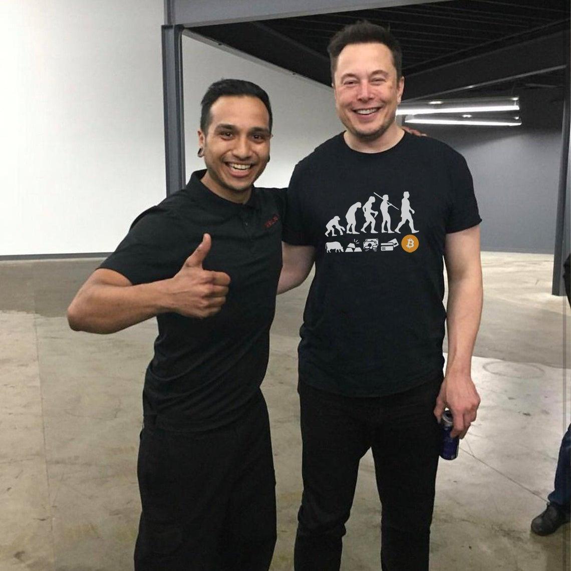 Musk Currency Evolution Short Sleeve T-shirt