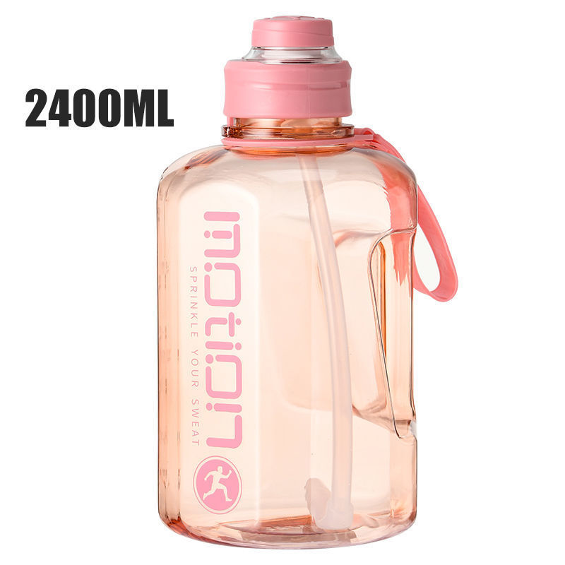 Super Large Capacity Sports Water Bottle Water Cup Male And Female Oversize Drop-resistant Fitness