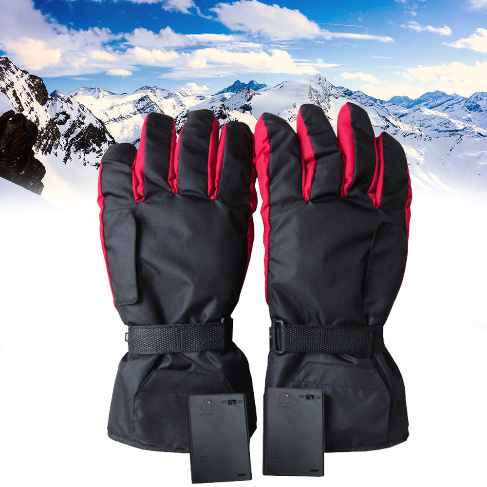 Cycling Gloves Five-finger Back Thermoelectric Gloves