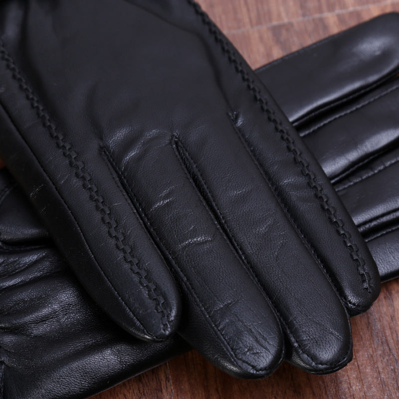 Men's leather gloves