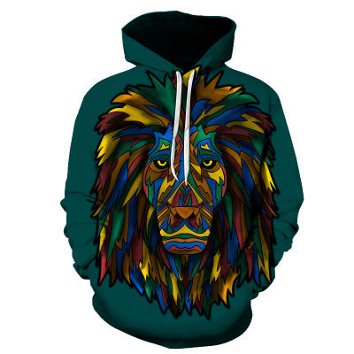 Wolf Printed Hoodies Men 3D Sweatshirt