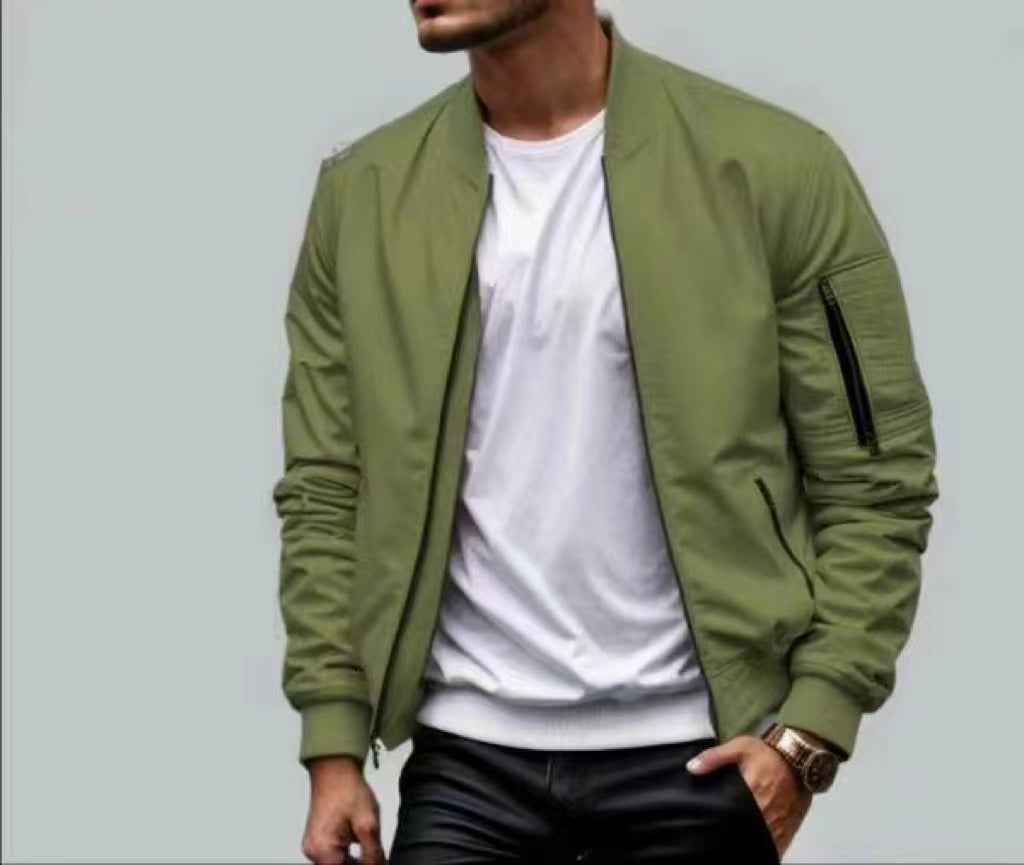 Men's Casual Baseball Jacket Spring And Autumn