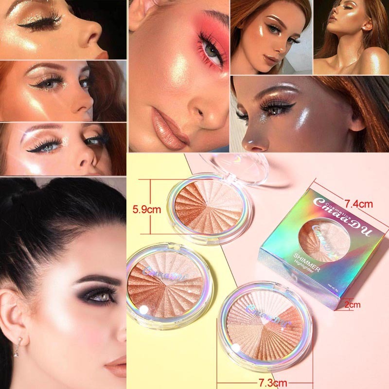 Multi Color Baking Highlighting Enhances Silhouette And Contouring Powder