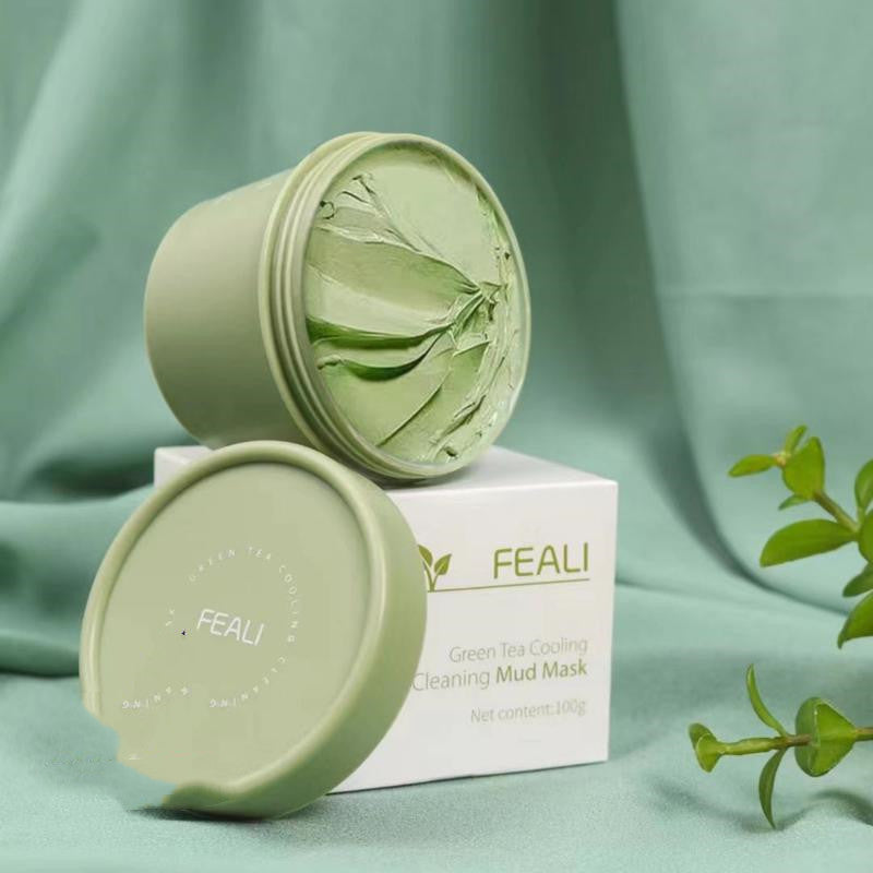 Green Tea Ice Cream Cleaning Mud Film For Moisturizing And Oil Control