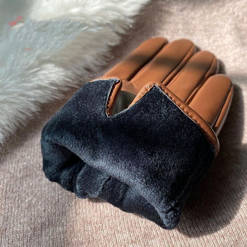 Gloves Women's Winter Warm Plus Fleece Gloves PU