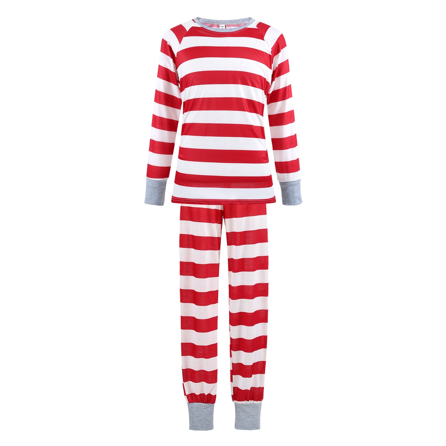 Red Striped Homewear Suit Parent-child Pajamas