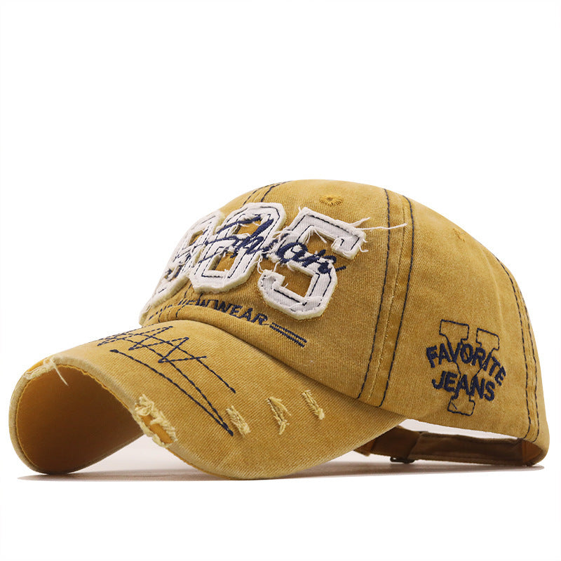 New Spring And Autumn Outdoor Cap Washed Baseball Cap