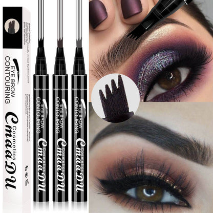 CmaaDu 4-head Eyebrow  4-point Eyebrow Pencil