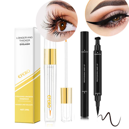 Thick eyelash growth fluid