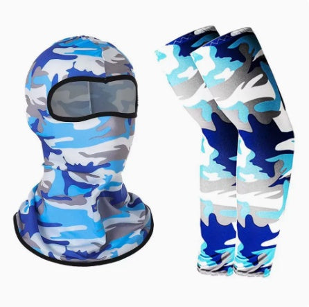 Ice Silk Head Cover Men's Sunscreen Mask Outdoor